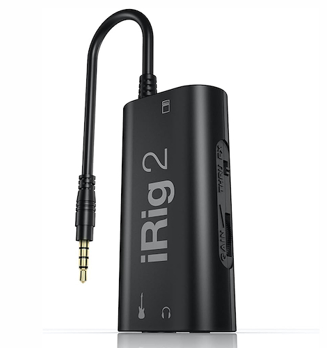 Interfaz IRig2 Guitarra Bajo Ik Multimedia p/ iPhone Android IK MULTIMEDIA IP-IRIG2-PLG-IN