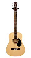 Guitarra Acustica Viajera Mini Dreadnought 3/4 c/Funda JASMINE JM10-NAT-U