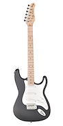 Guitarra Electrica Strato Maple Black JAY TURSER JT-300M-BK