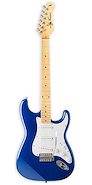 Guitarra Electrica Strato Maple Metallic Blue JAY TURSER JT-300M-MBL