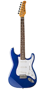 Guitarra Electrica Strato Rosewood Metallic Blue JAY TURSER JT-300-MBL
