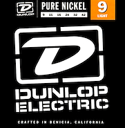 Encordado para Guitarra Electrica Pure Nickel Light 09/42 JIM DUNLOP DEK0942
