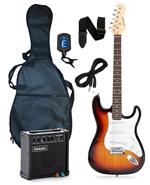 Guitarra Electrica+Amplificador+ Afinador+Funda+Cable+Correa KANSAS PACK EGP-PG10SN