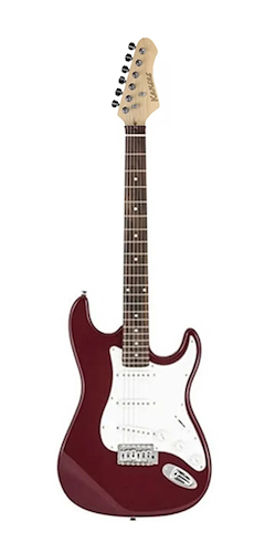 Guitarra Electrica Stratocaster S-S-S Rosewood Wine Red KANSAS EG-P15WR-KAN