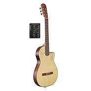 Guitarra Clasica Electrocriolla sin Boca c/corte c/Fishman LA ALPUJARRA 300KINKM MATE