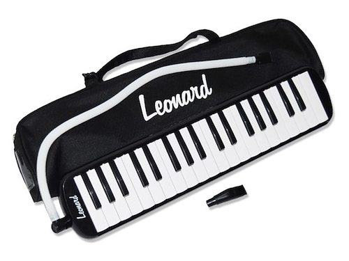 Melodica a Piano 32 Notas Negra con Funda LEONARD M32ABK