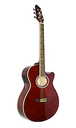 Guitarra Electroacustica Brown c/Corte Eq 5 Bandas LEONARD LA262WAEQ