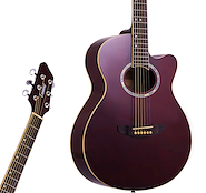 Guitarra Acústica c/Corte Tapa Pino Clavijas Blindadas LEONARD LA267WA