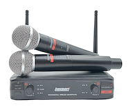 Microfono Inalámbrico Doble de Mano UHF LEXSEN 2H2