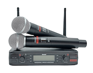 Microfono Inalámbrico Doble de Mano UHF Digital LEXSEN 2H300