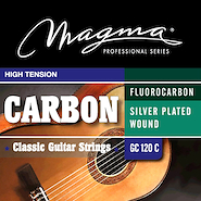 Encordado para Guitarra Clasica CARBON Silver Tension Alta MAGMA GC120C