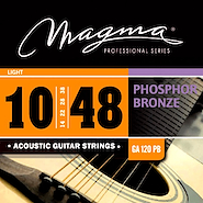 Encordado para Acustica Fosforada 010 MAGMA GA120PB