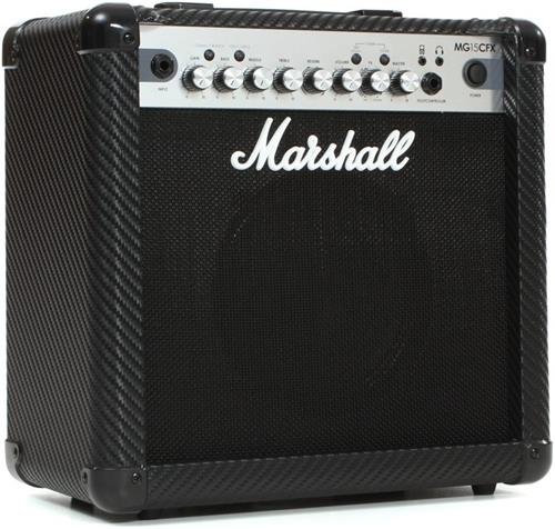 Amplificador para Guitarra 15w 1x8 Efectos MARSHALL MG 15 CFX - GRUPO  CENTERLOM