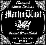 Encordado para Guitarra Clasica Nylon Plateadas MARTIN BLUST MT630