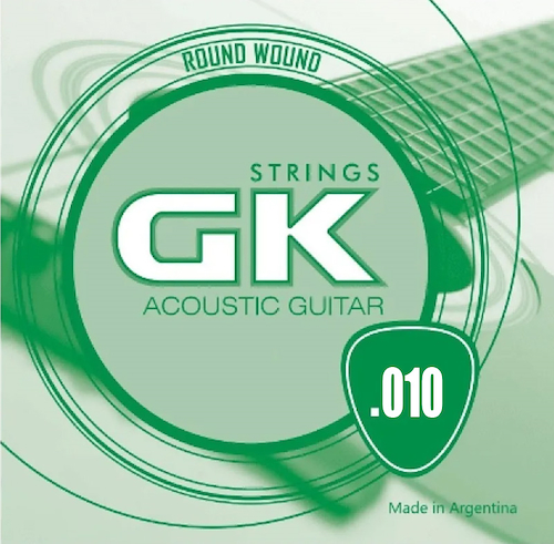 Cuerda para Guitarra Acustica 1ra 0.10 GK MEDINA ARTIGAS 1ºGUIT-ACUST