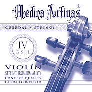 Cuerda para Violin 4ta Acero Flat MEDINA ARTIGAS		 4°VIOLIN FLAT
