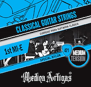 Cuerda para Guitarra Criolla 1ra Sobre Azul MEDINA ARTIGAS 1°GUIT-CLAS