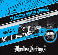 Cuerda para Guitarra Criolla 5ta Plateada Sobre Azul MEDINA ARTIGAS 5°GUIT-CLAS