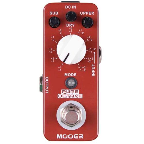 Pedal de efecto para guitarra - Octavador 11 Modos MOOER PURE OCTAVE