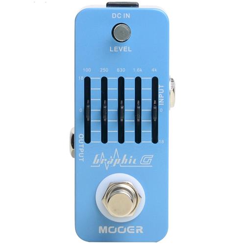 Pedal de efecto para guitarra - Equalizador 5 Bandas MOOER GRAPHIC G