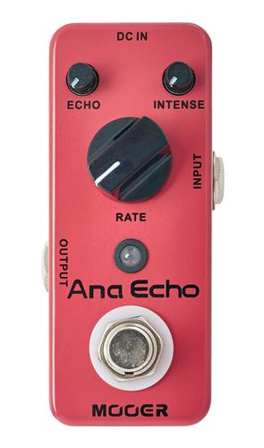 Pedal de efecto para guitarra - Delay Analog, Warm/Clear/Sm MOOER ANA ECHO