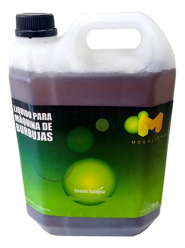 Liquido para Maquina de Burbujas x 5 lts.  MOONLIGHT BUBBLE 5L