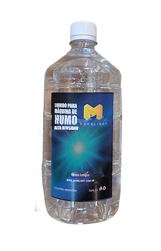 Liquido para Maquina de Humo x 1 lt. Alta Densidad MOONLIGHT SMOKE PRO 1L
