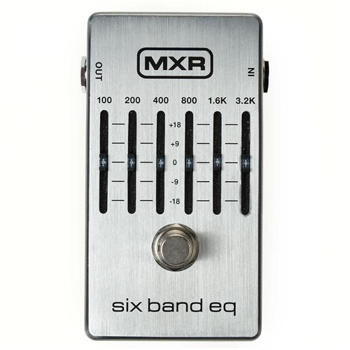 Pedal de efecto para Guitarra SIX BAND EQ SILVER MXR M-109S ECUALIZADOR