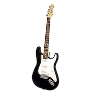 Guitarra Electrica Stratocaster S-S-S Negra NEWEN ST Black