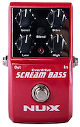 Pedal de efecto para Bejo OVERDRIVE NUX *SCREAM BASS