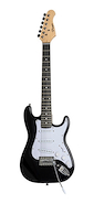 Guitarra Electrica Stratocaster S-S-S Negra C/Funda PARQUER ST100BK