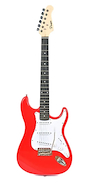 Guitarra Electrica Stratocaster S-S-S Roja C/Funda PARQUER ST100RD