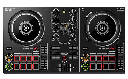 Controlador de DJ 2 Canales c/USB Blu PIONEER DDJ-200