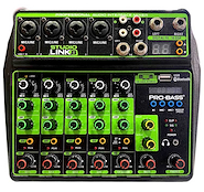 Consola Mixer 8 canales Interface USB PRO BASS Studio Link 8