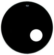Parche Bass Head, Sound-Hole, Negro, Con Agujero 22