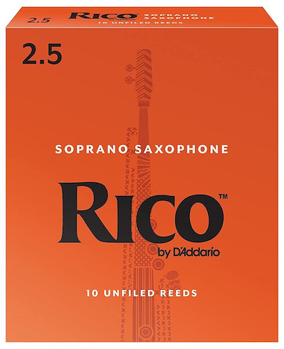 Caña Para Saxo Soprano N°2.5 RICO RIA1025