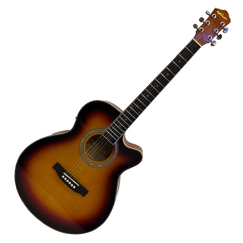 Guitarra Electroacustica c/microfono Sunburst ROCKET R20EQ17-3TS