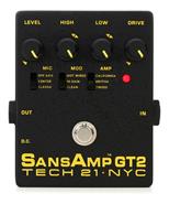 Pedal de Efecto Guitarra Pre Amp Simulador de Valvula SANSAMP GT-2