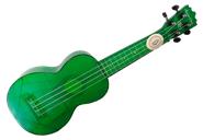 Ukelele Soprano LINEA AQUA, Fibra de alta calidad VERDE SANTA CRUZ AQ-MGR