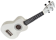 Ukelele Soprano 21" Blanco Tapa, Aro y Fondo de Tilo SANTA CRUZ UK200S-WH