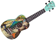 Ukelele Soprano 21" Diseño Plantas vs Zombies Tapa, Aro y Fo SANTA CRUZ UK300-JS