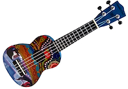 Ukelele Soprano 21" Tapa, Aro y Fondo de Tilo SANTA CRUZ UK300-YX