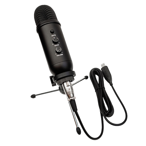 Microfono Condenser con Tripode, Rompeviento y Cable SENON YMS200