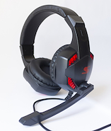 Auriculares Gamer con Microfono Rd-Bk PC,Consola,Celular SENON SH32R