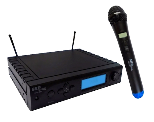 Microfono Inalambrico Simple de Mano UHF Digital SKP UHF-295