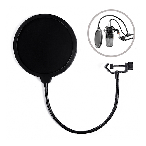 Anti Pop - Pop Filter para Microfonos Condenser SMS WS04