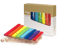 Xilofon 12 Notas de Colores - con Baquetas  STAGG XYLOJ8RB