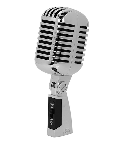 Microfono Dinamico Cardioide Vocal tipo Vintage c/Cable STAGG SDMP40CR
