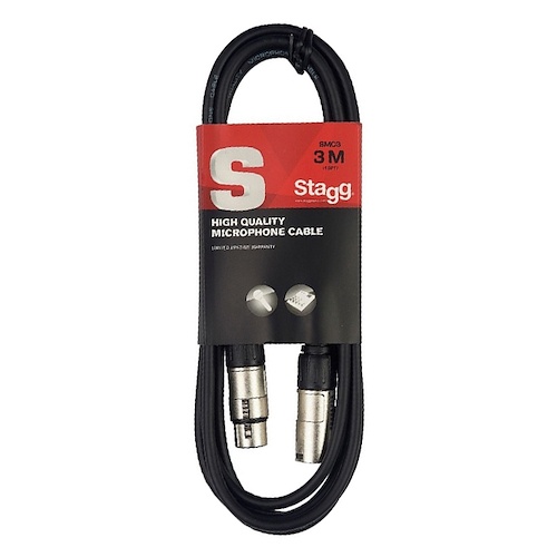 Cable Canon - Canon Standard 3 mts. - 6mm. STAGG SMC3