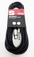Cable Canon - Plug Standard 6 mts. - 6 mm. STAGG SMC6XP
